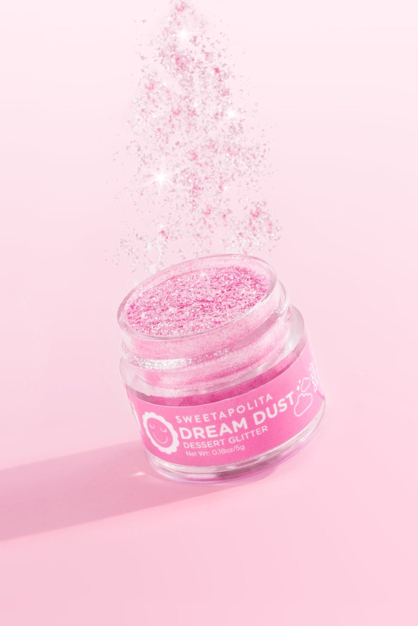 Doll Pink | Dream Dust Edible Drink + Dessert Glitter - CA - Sweetapolita